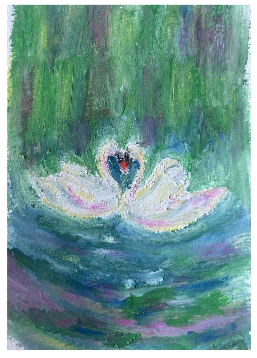 swan lake art print