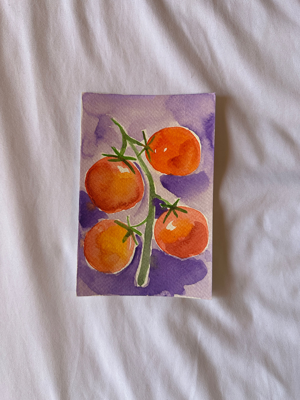 Tomato Watercolor Original