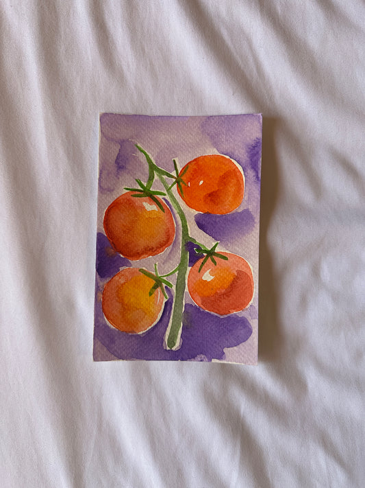 Tomato Watercolor Original