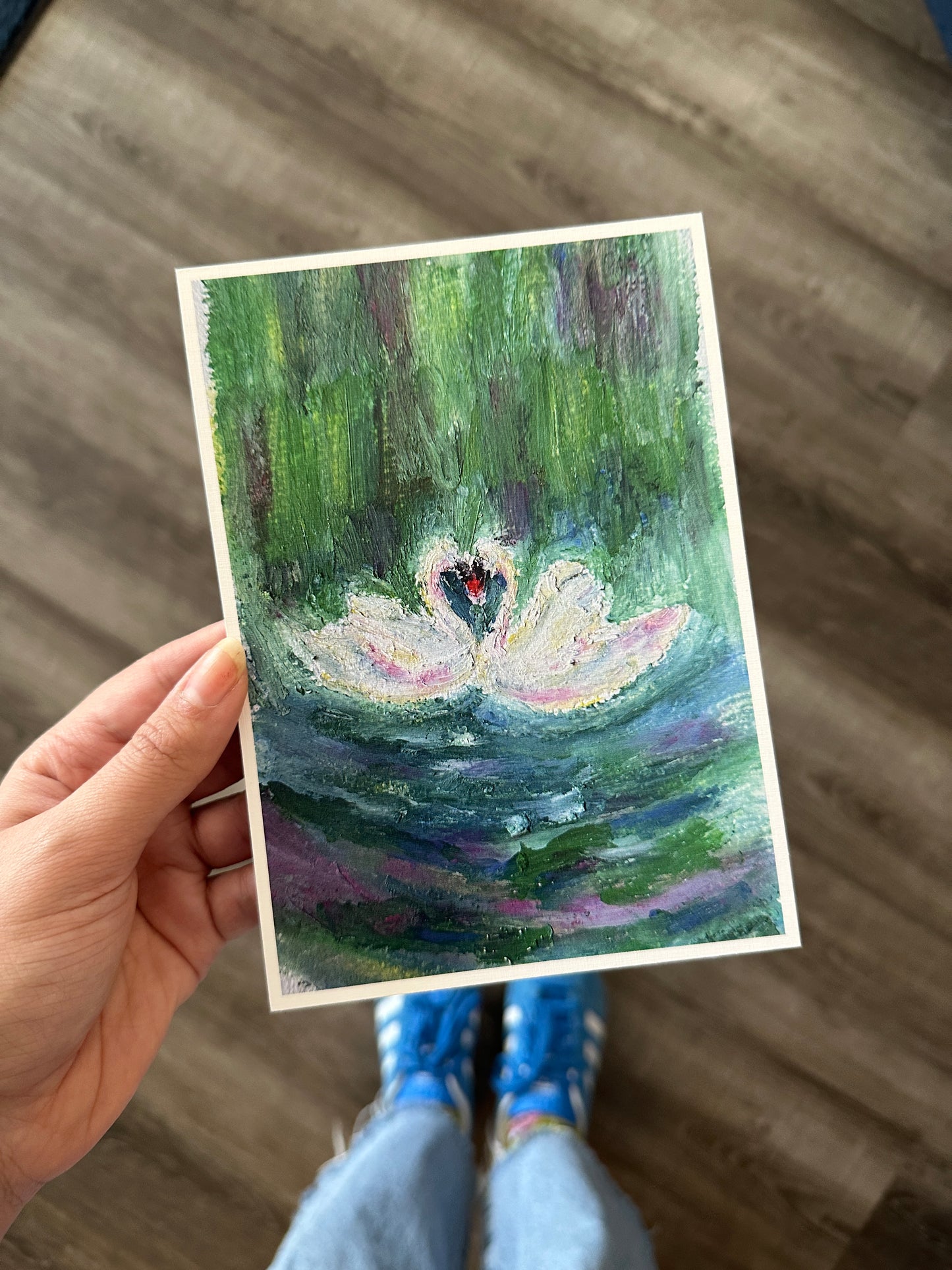 swan lake art print