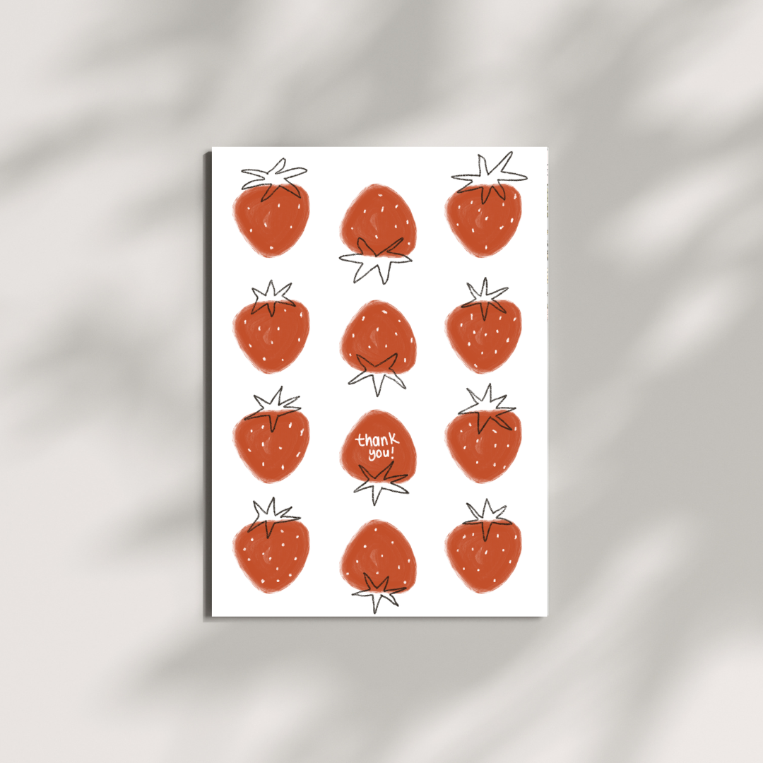 thank you greeting card