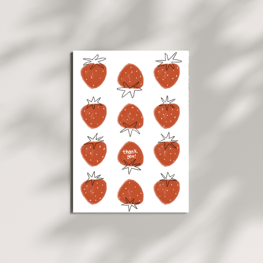 thank you greeting card