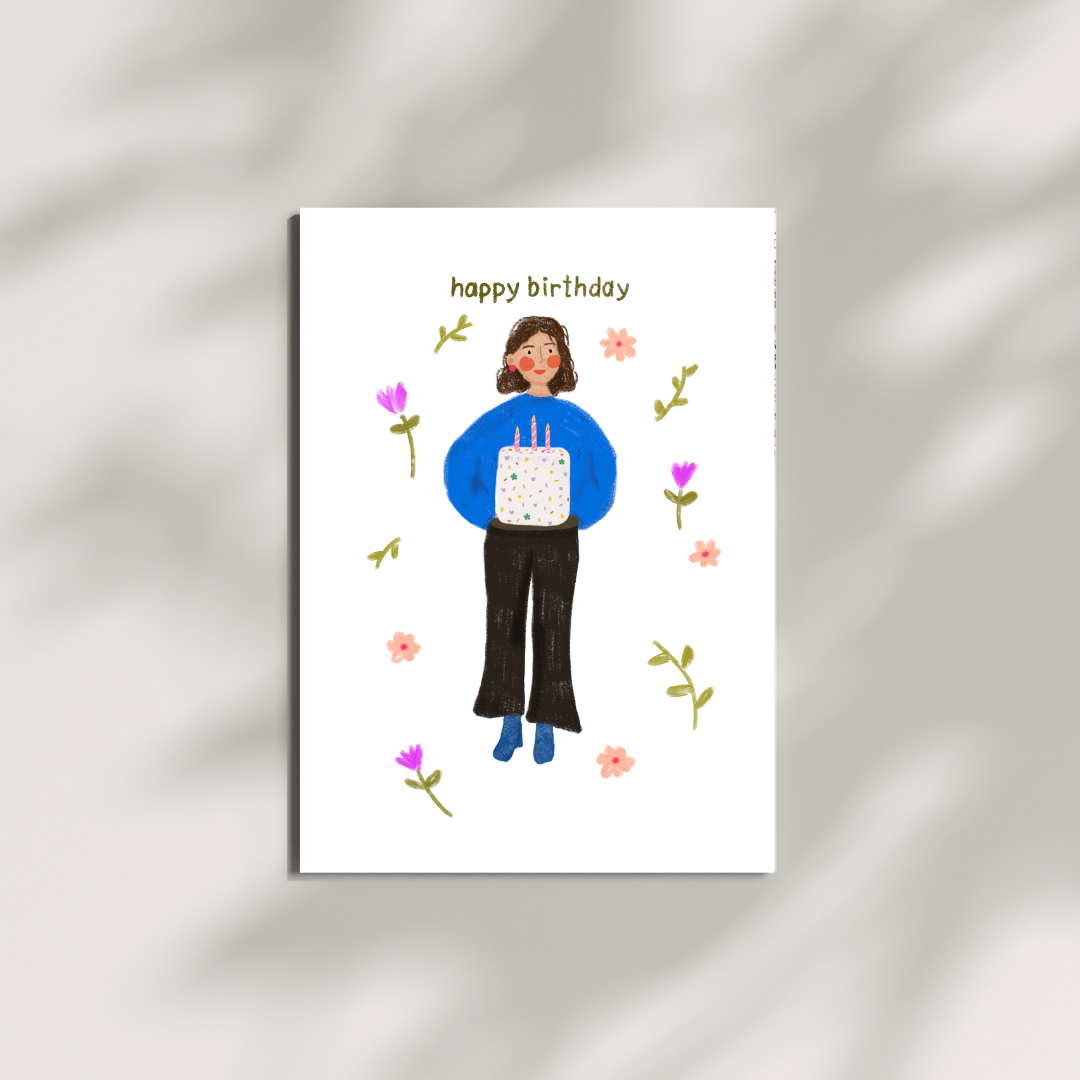 happy birthday greeting card