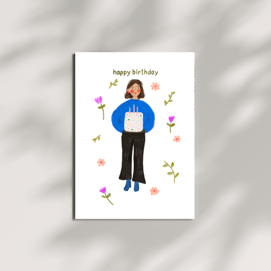happy birthday greeting card