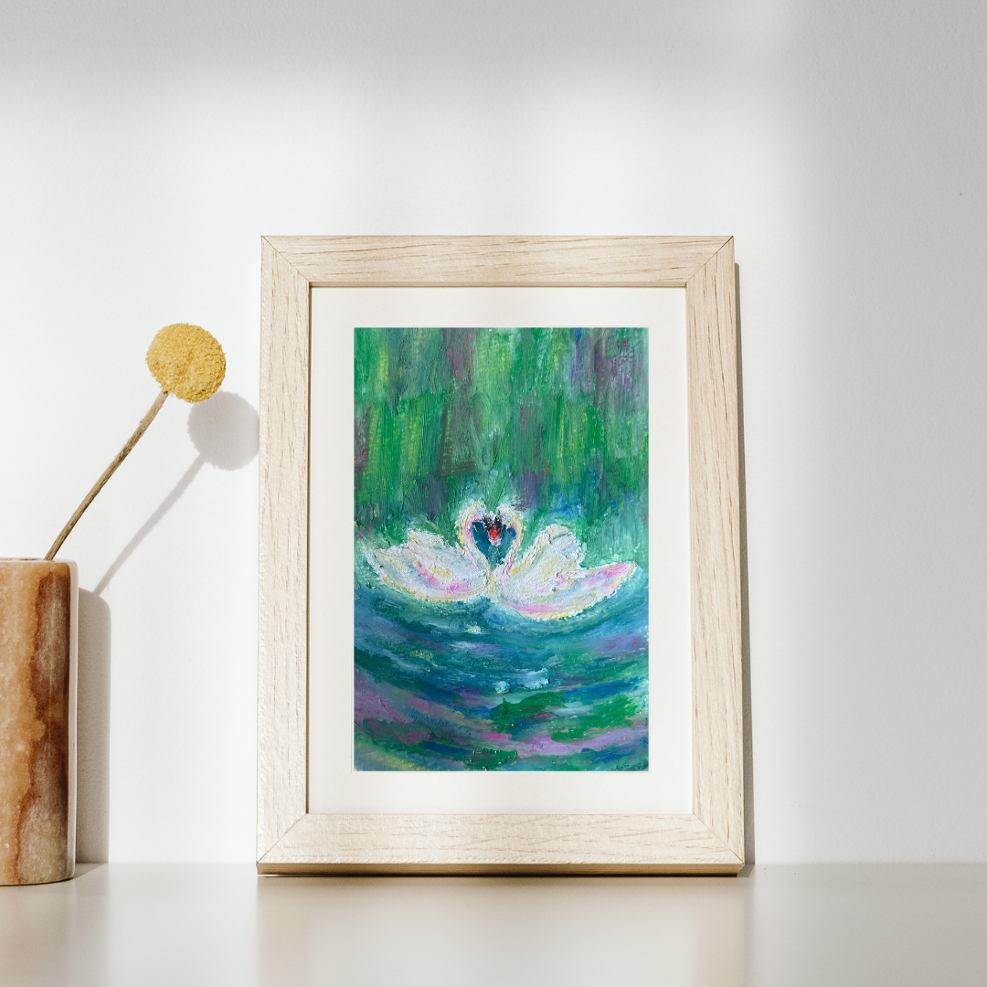 swan lake art print