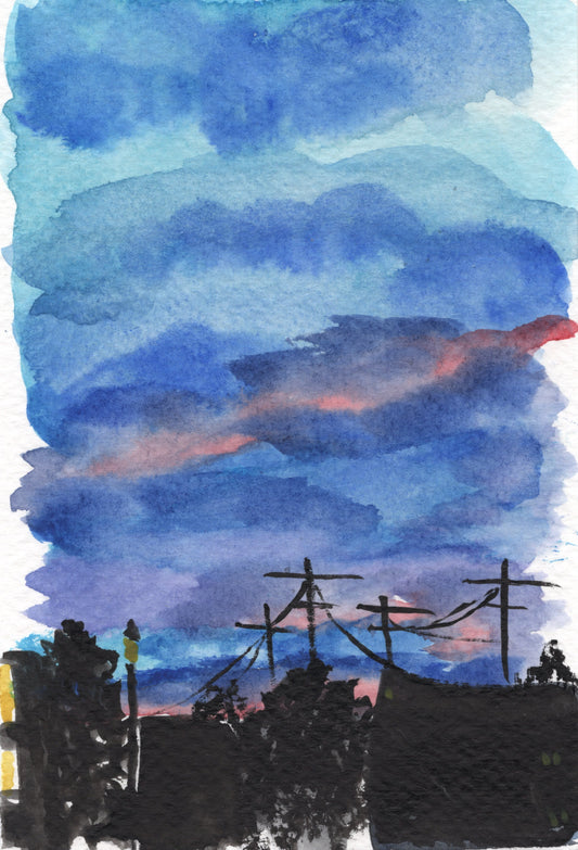 Chadwick Beach Watercolor Original