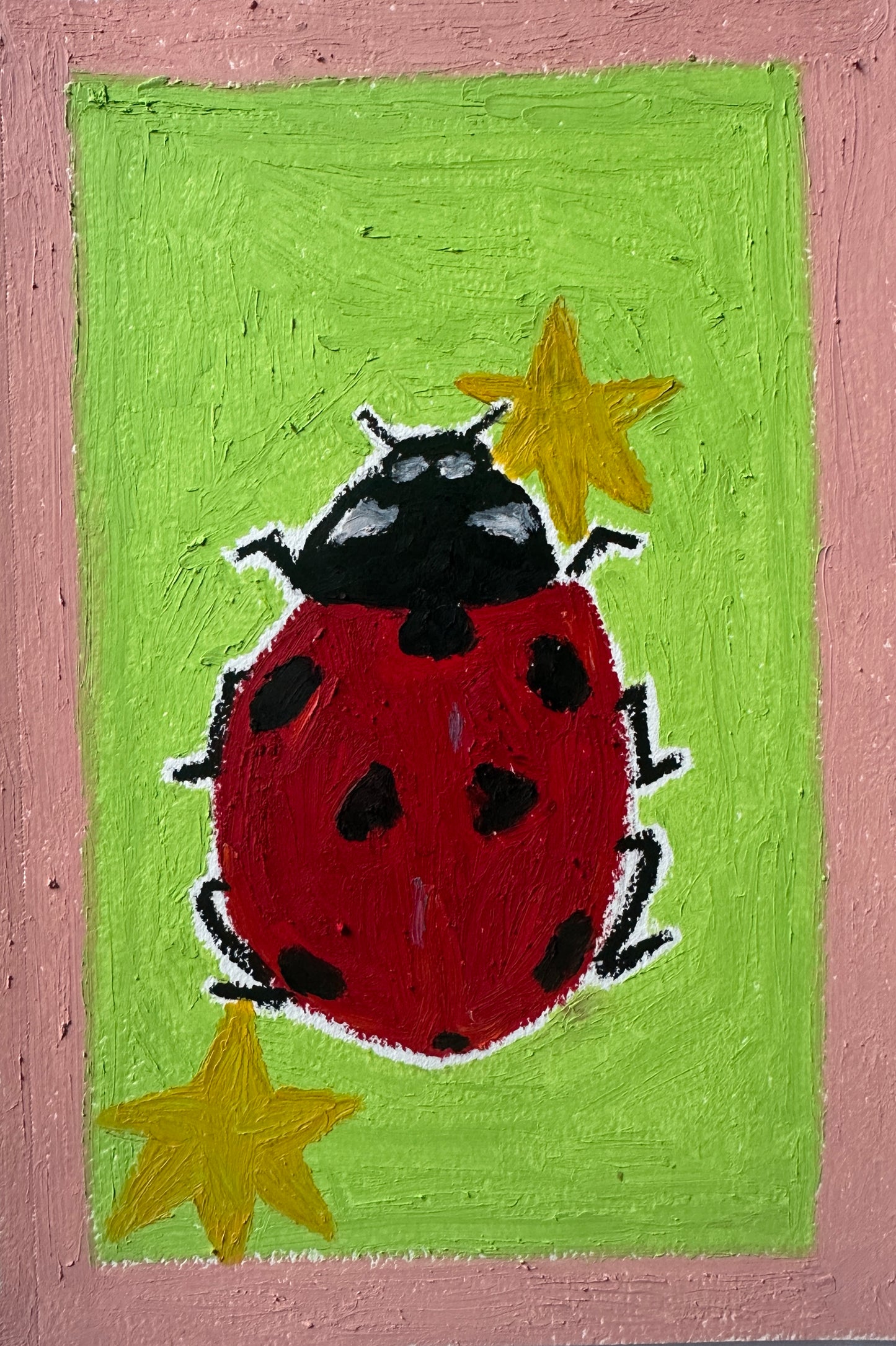ladybug art print