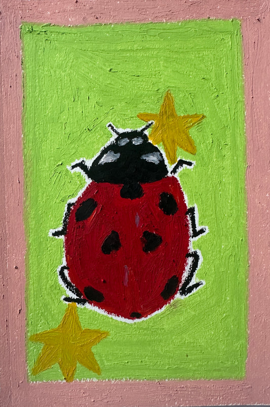 ladybug art print