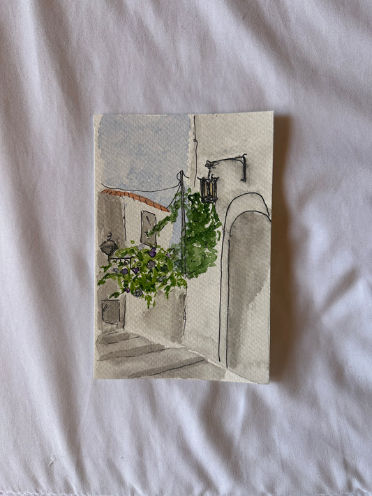 Positano Watercolor Original