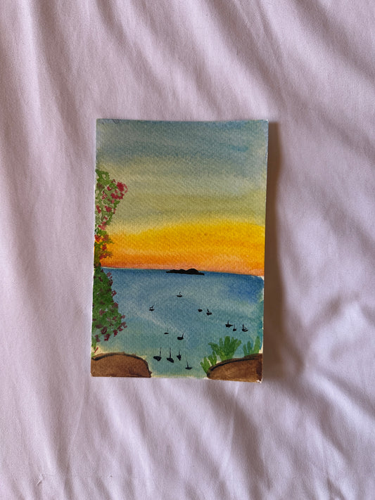 Positano 2 Watercolor Original