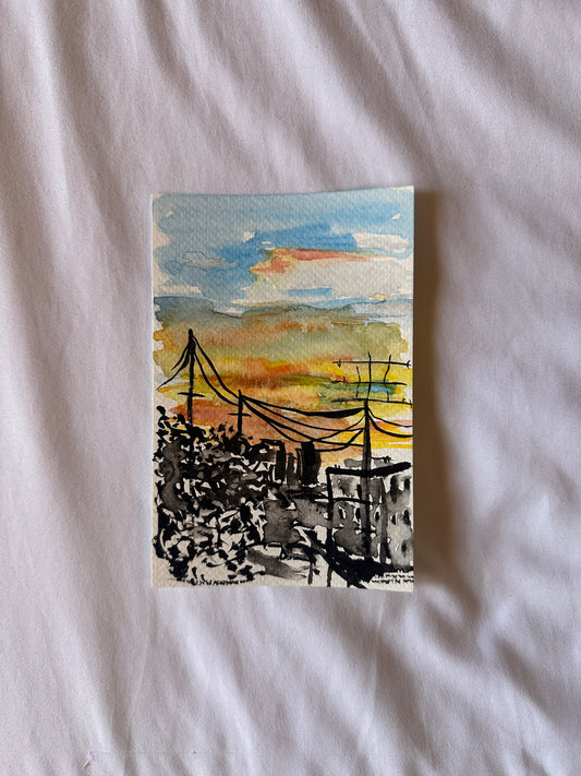 Lavalette 2 Watercolor Original