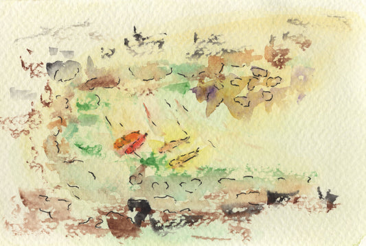 KOI Watercolor Original