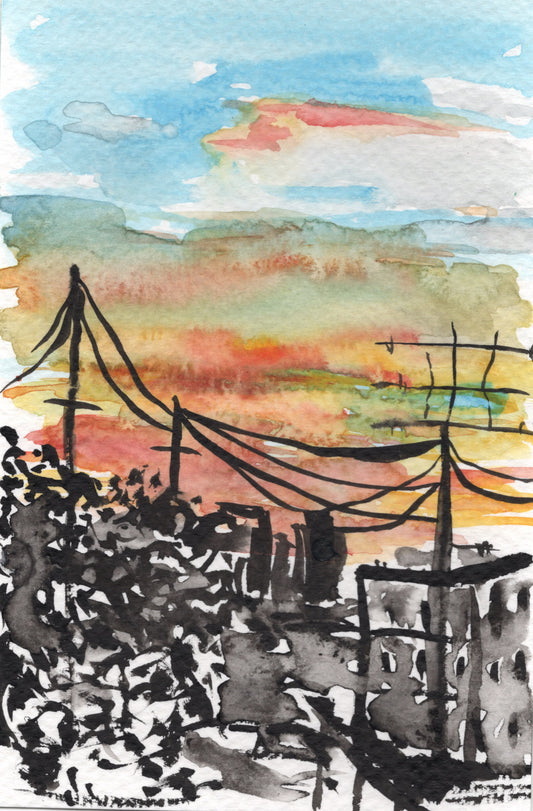Lavalette 2 Watercolor Original