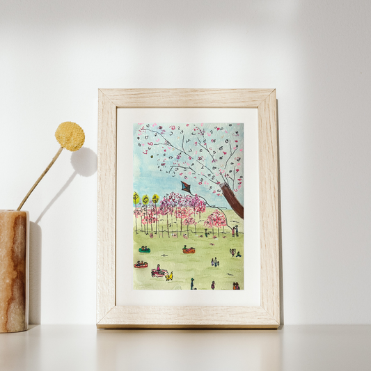 cherry blossom print