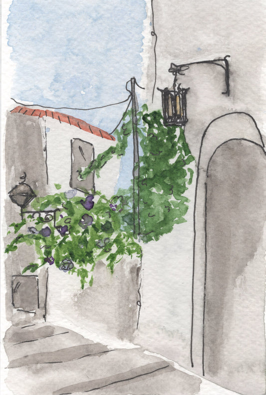 Positano Watercolor Original