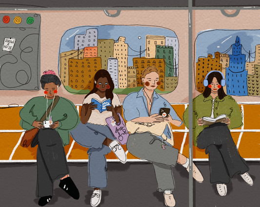 subway riders print